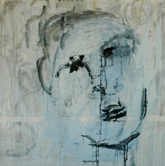 &quot;Cara&quot;, mixta s / t, 100 x 100 cm.